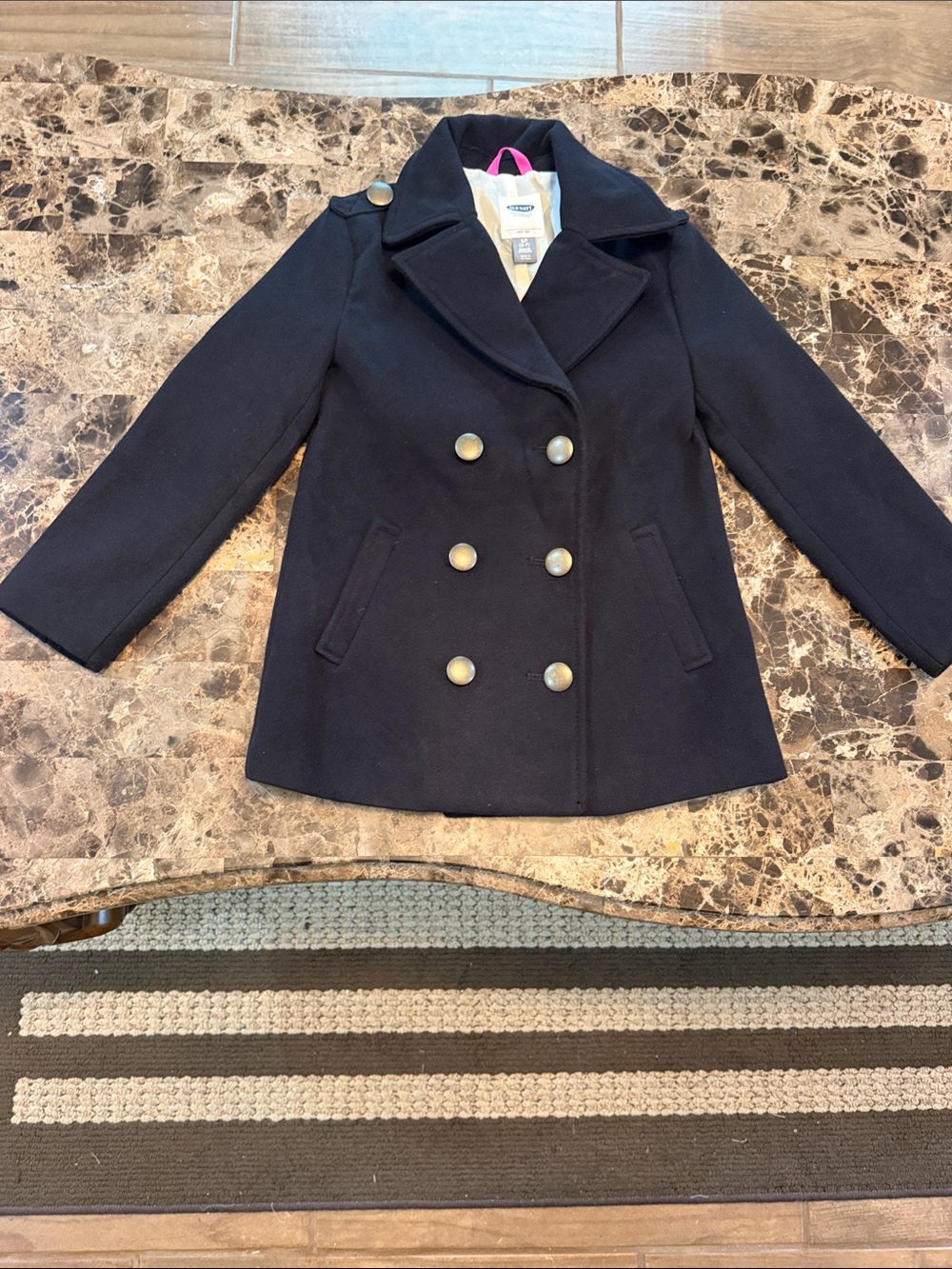 Double-Breasted Peacoat